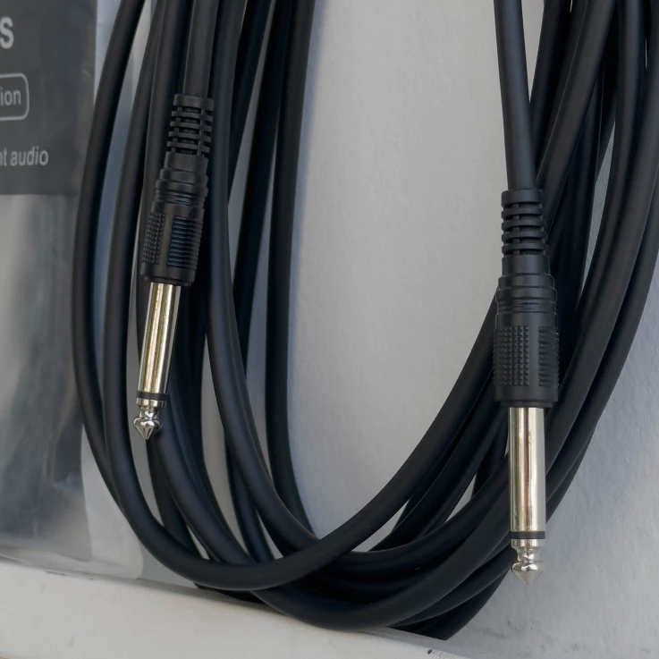 สายแจ็ค MOGE ขนาด 6M. สายแจ็คกีต้าร์โปร่ง ไฟฟ้า เบส รับสัญญาณได้ชัดเจน