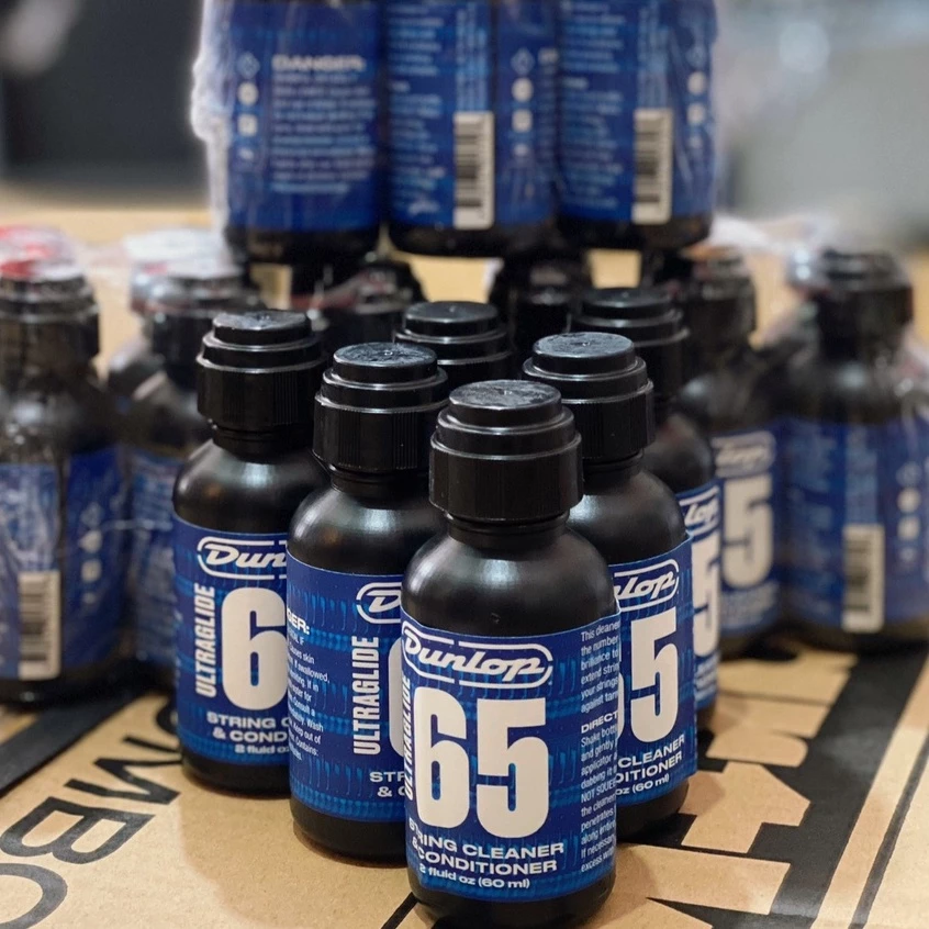 Dunlop น้ำยาเช็ดสาย Ultraglide 65 ทำความสะอาดง่าย น้ำยาทำความสะอาด เช็ดสายกีต้าร์ เบส ช่วยป้องกันการเกิดสนิม