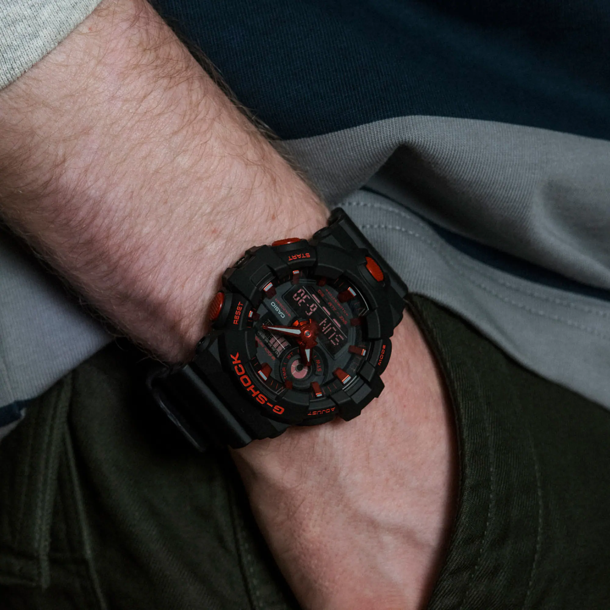GA-700BNR-1A l Ignite Red Series l G-SHOCK