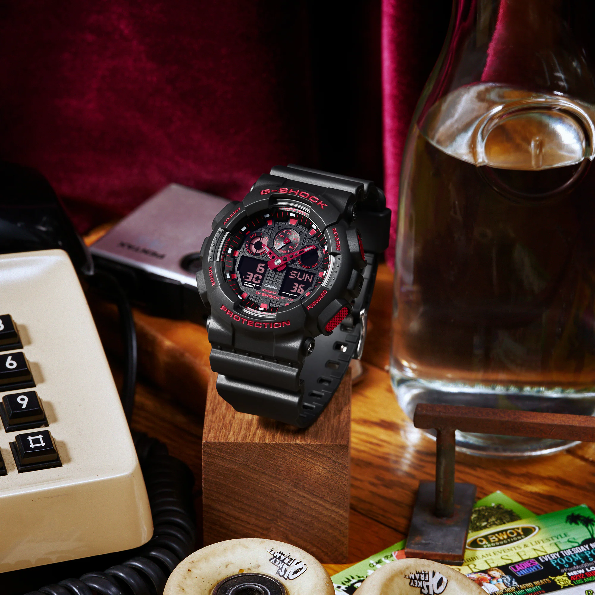 GA-100BNR-1A l Ignite Red Series l G-SHOCK