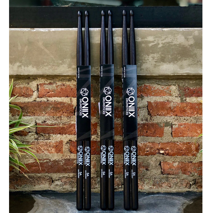 ไม้กลอง ONIIX By Zildjian ขนาด 5A ของแท้ * made USA. * ไม้ Hickory ตีกลอง DRUM STICK (1คู่)