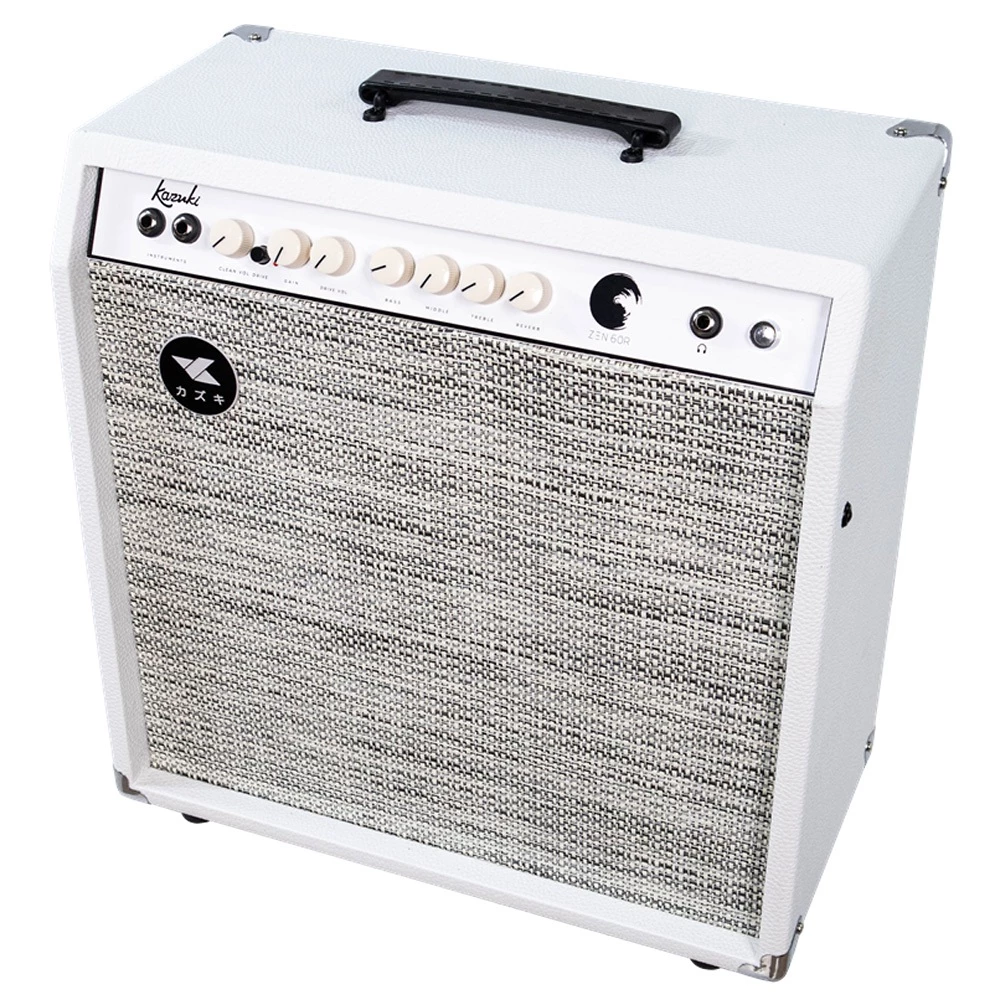 แอมป์กีต้าร์โปร่ง KAZUKI Zen 30 White สามารถเชื่อมต่อ Bluetooth ได้ ใช้งานได้อย่างสะดวกสบาย