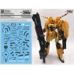 Decal UC25 MG1/100 Zeta Unit 3 B Type [Gray Zeta] ยี่ห่อ DL-model