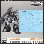 (Master Decal) Water Decal H89 HG1/144 Dom Test Prototype
