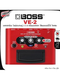 เอฟเฟคร้อง Boss รุ่น VE-2 Vocal Harmonist