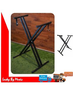 ขาตั้งคีย์บอร์ด ทรง 2X Stand Keyboard Piano รุ่นขาคู่