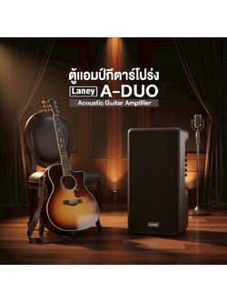 แอมป์กีต้าร์โปร่ง รุ่น Laney A-Duo ดีไซน์ตู้แบบปิดหลัง ลำโพงขนาด 8 นิ้ว 2 ตัว
