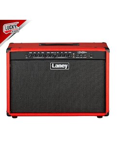 Laney ตู้แอมป์กีตาร์ไฟฟ้า Amplifier รุ่น LX120R Twin สีแดง รุ่นใหม่ ขนาด 120 วัตถ์ ดอกลำโพงขนาด 12 นิ้ว 2 ดอกคู่