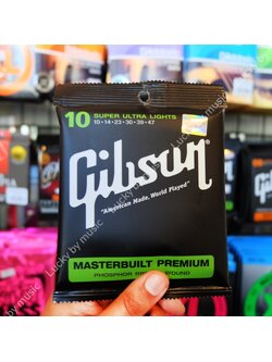 สายกีตาร์โปร่ง Gibson ครบชุด6เส้น เบอร์ 10 พร้อมชุดสุดคุ้ม Guitar Strings Gibson กิฟสัน กิ๊ฟสัน สายโปร่ง สายกีต้าร์โปร่ง