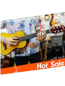 กีต้าร์โปร่ง Kazuki ขนาด 30 นิ้ว สีไม้คลาสสิค ขนาดพกพาสะดวก