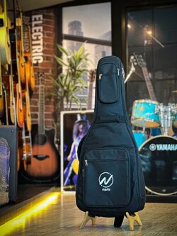 [ล็อคคอใหญ่] Nami กระเป๋ากีต้าร์โปร่ง 36 " นิ้ว บุฟองน้ำหนา 12 มิล ซิปอย่างดี พร้อมที่รองก้นกันกระแทก ซอฟเคสกีตาร์โปร่ง