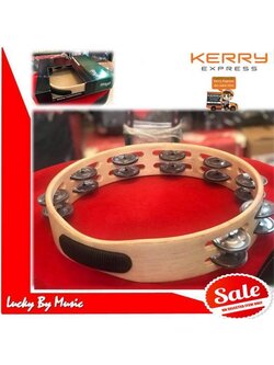 ทัมมารีนไม้ ฉิ่งคู่ พร้อมยางกันลื่น มาตรฐานอย่างดี ให้เสียงใส กังวาล