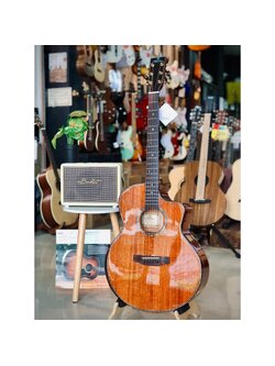 กีต้าร์โปร่งไฟฟ้า Resonance รุ่น R03 ไม้แท้ทั้งตัว สีไม้เข้ม