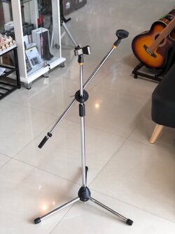 ขาตั้งไมค์ รุ่น WD-200 ขาตั้งไมค์ ขาตั้งไมโครโฟน แบบตั้งพื้น ขาตั้งไมค์โครโฟนบูม ขาตั้งไมโครโฟน 2in1