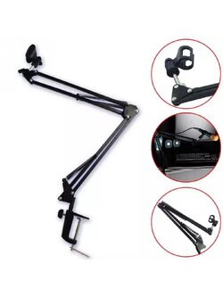 ขาจับไมโครโฟนสำหรับนักจัดรายการ หรือใช้ในการบันทึกเสียง ใช้งานอเนกประสงค์ต่างๆ ปรับระดับได้