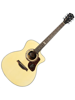 Mantic GT-1GCE กีตาร์โปร่งไฟฟ้า 41 นิ้ว ทรง Grand Auditorium Cutaway ไม้แองเกิลแมนสปรูซ/เชอร์รี่วู้ด