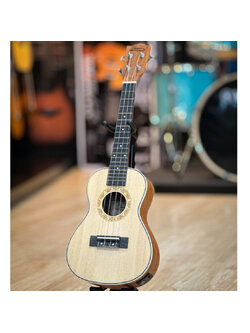 อูคูเลเล่ไฟฟ้า Overspeed UK24-YS ผลิตจากไม้ทั้งตัว อูคูเลเล่ คอนเสิร์ต 24 นิ้ว ลูกบิดอย่างดี สีไม้ แถม กระเป๋า ปิ๊ก