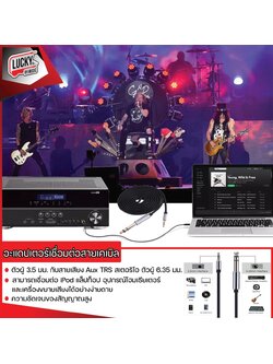 สายเคเบิ้ล สำหรับเครื่องขยายเสียง ชุบทอง