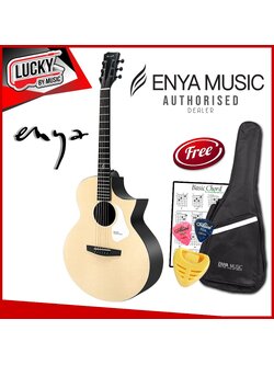 กีต้าร์โปร่งไฟฟ้า Enya รุ่น NOVA G (สีไม้) ขนาด 41 นิ้ว คาร์บอนไฟเบอร์ [ฟรี กระเป๋า ปิ๊ก ที่เก็บปิ๊ก ใบคอร์ด]