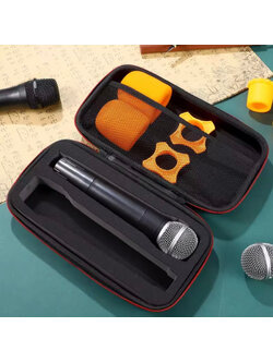 กระเป๋าใส่ไมค์ กระเป๋าเก็บไมโครโฟน กระเป๋าไมค์ แบบพกพา มีหูหิ้ว เก็บอุปกรณ์ได้ พกพาง่าย