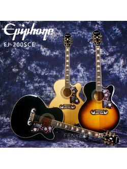 กีต้าร์โปร่งไฟฟ้ารุ่น EJ200SCE EQ fishman [ของแท้รับประกันศูนย์]ตัวแทนนำเข้าอย่างเป็นทางการ