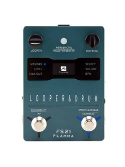 Flamma FS21 เอฟเฟคลูป Stereo Drum Machine And Looper จอแสดงผล LED ในตัว - ประกันศูนย์