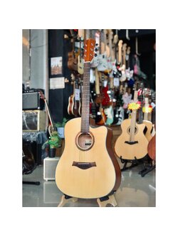 กีต้าร์โปร่งไฟฟ้า Kriens รุ่น KD-180CE คอเล็กจับง่าย สบายมือ