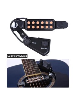 ปิ๊คอัพกีต้าร์โปร่ง P -012 แบบไม่ต้องเจาะกีตาร์