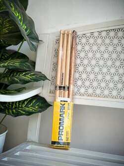 [แพ็คสุดคุ้ม!!🔥] ไม้กลอง Promark REBOUND 5B เลือกรุ่นได้ แบบแพ็ค 4 คู่ ไม้ Hickory น้ำหนักดี จับถนัดมือ - ของแท้ 100%