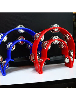 แทมบูรีน ไฟเบอร์ เสียงใส แทมบูรีน พลาสติกหนา*เลือกสีเพิ่มฉิ่งได้* (เคาะจังหวะแบบเกลียวสองชั้นอย่างดี) *จัดส่งด่วน