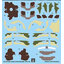 Water Decal 172 HG1/144 Zaku High Mobility Surface Type (EGBA)
