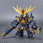 (Bandai) SD Gundam Cross Silhouette Unicorn Gundam 02 Banshee (Destroy Mode) & Banshee Norn Parts Set