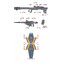 107 Water Decal MG1/100 Gundam Banshee Ver.KA ยี่ห่อ S.I.M.P. Model Decal
