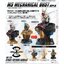 (ฺBandai) Gashapon Ms Mechanical Bus 4 Strike Freedom Gundam (Set 3 ลูก)
