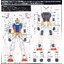 224 Water Decal Megasize 1/48 Gundam RX-78- ยี่ห่อ X-Y model