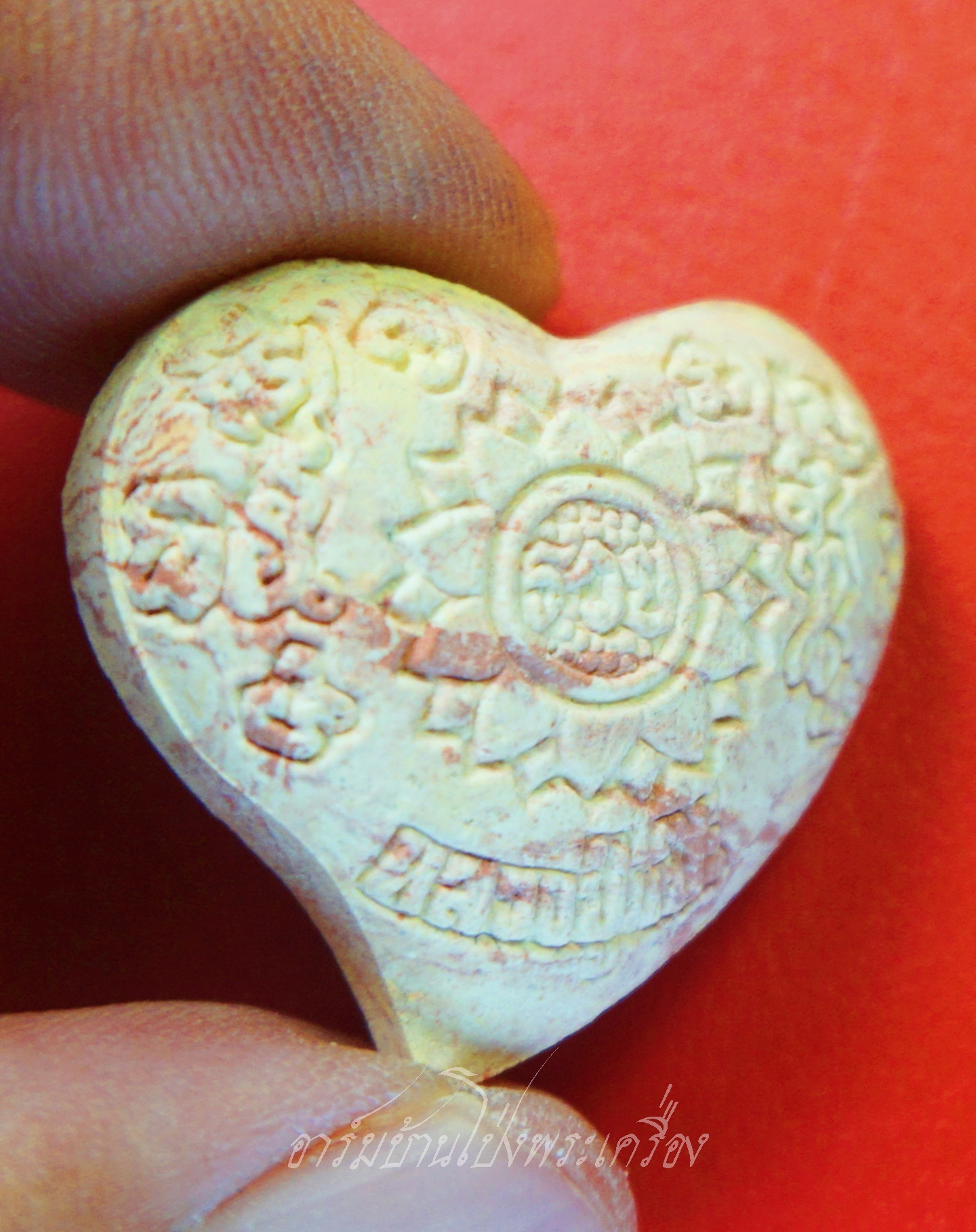 หัวใจเศรษฐี "รวย" หลวงปู่แป๊ะ วัดสว่างอารมณ์(แคแถว) จ.นครปฐม เนื้อผงเศรษฐี(องค์ที่1)