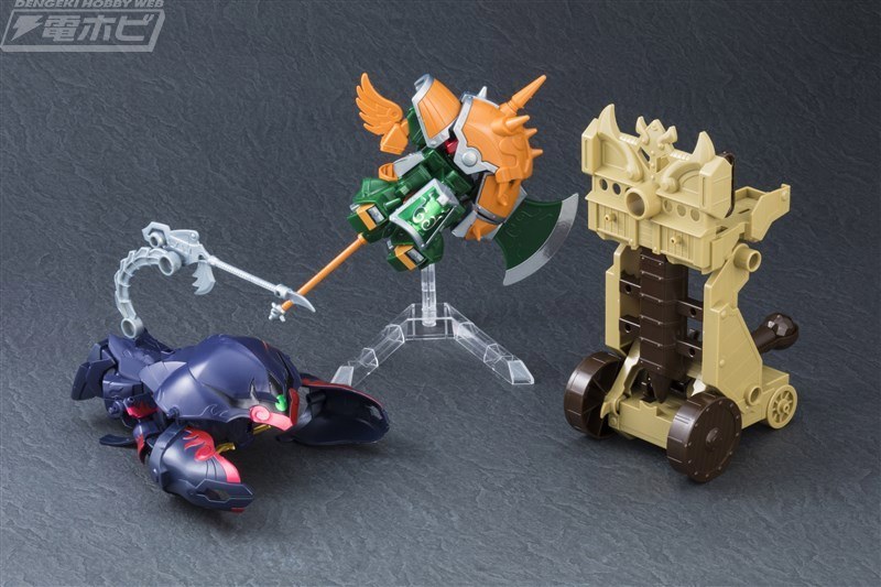 (Bandai) BB410 DianWei Asshimar , JiaXu Ashtaron, Siege Weapon & Six Combining Weapons Set A