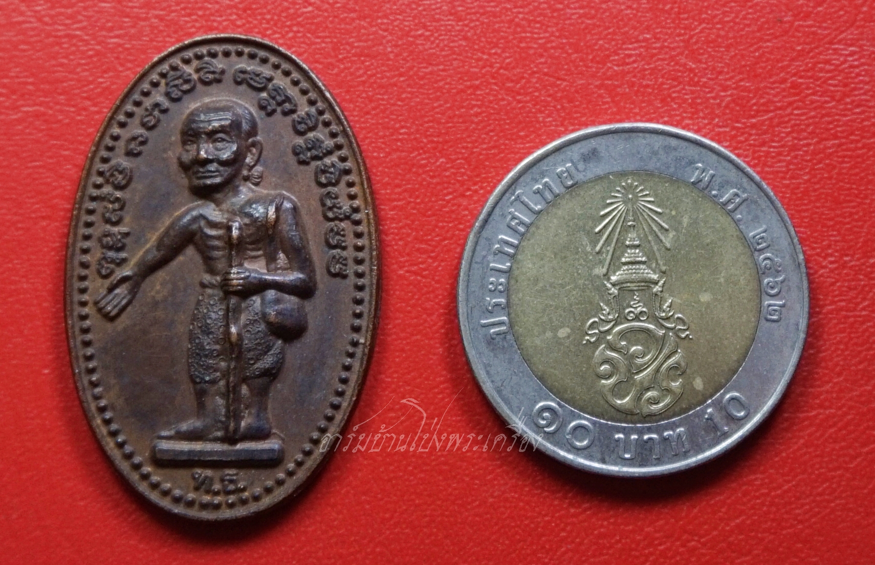 ชูชก อาจารย์หมู วัดทรงธรรม จ.สมุทรปราการ ท.ธ. เนื้อทองแดง(องค์ที่1)