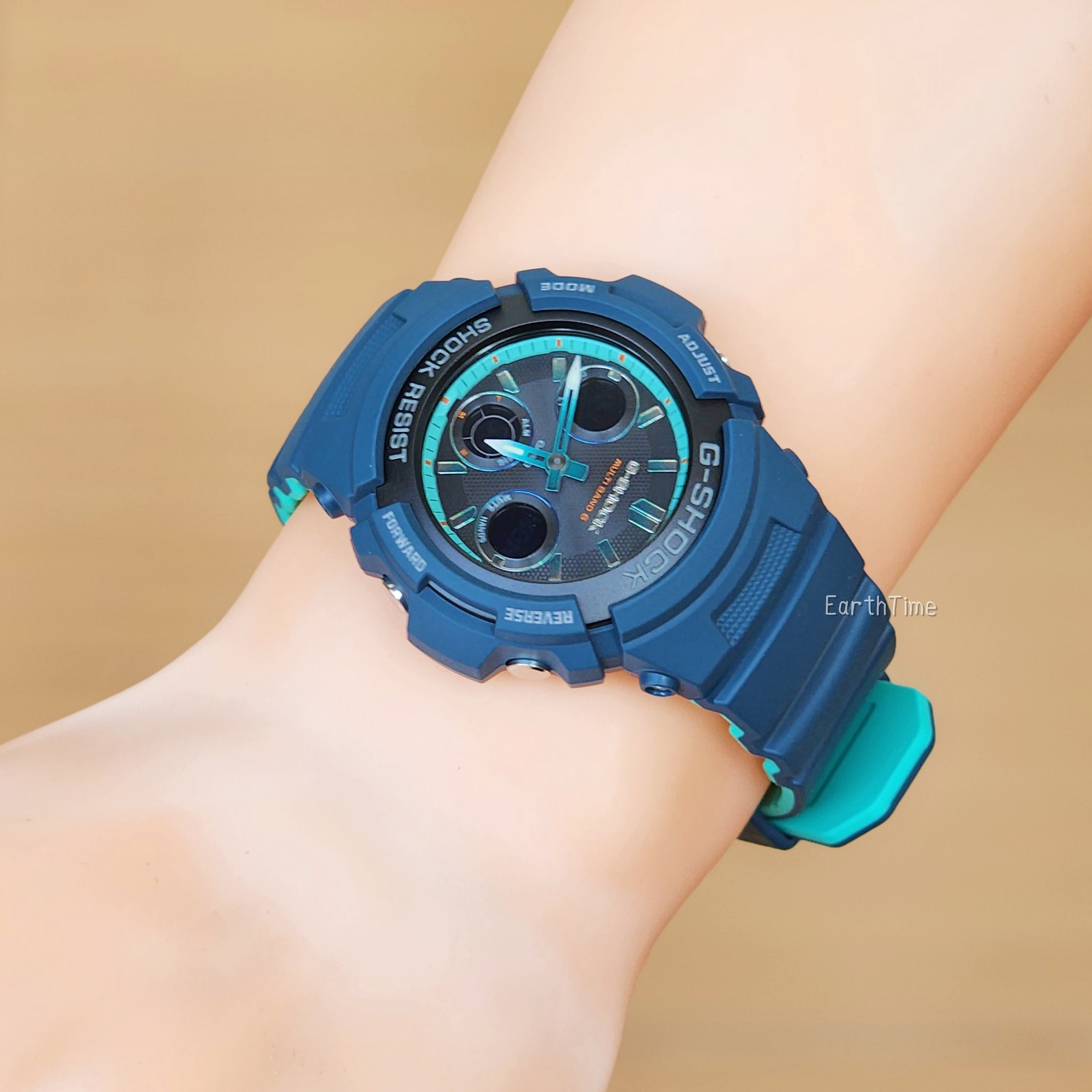 G-Shock ของใหม่แท้100% รับประกัน 1 ปี รุ่น AWG-M100SCC-2ADR