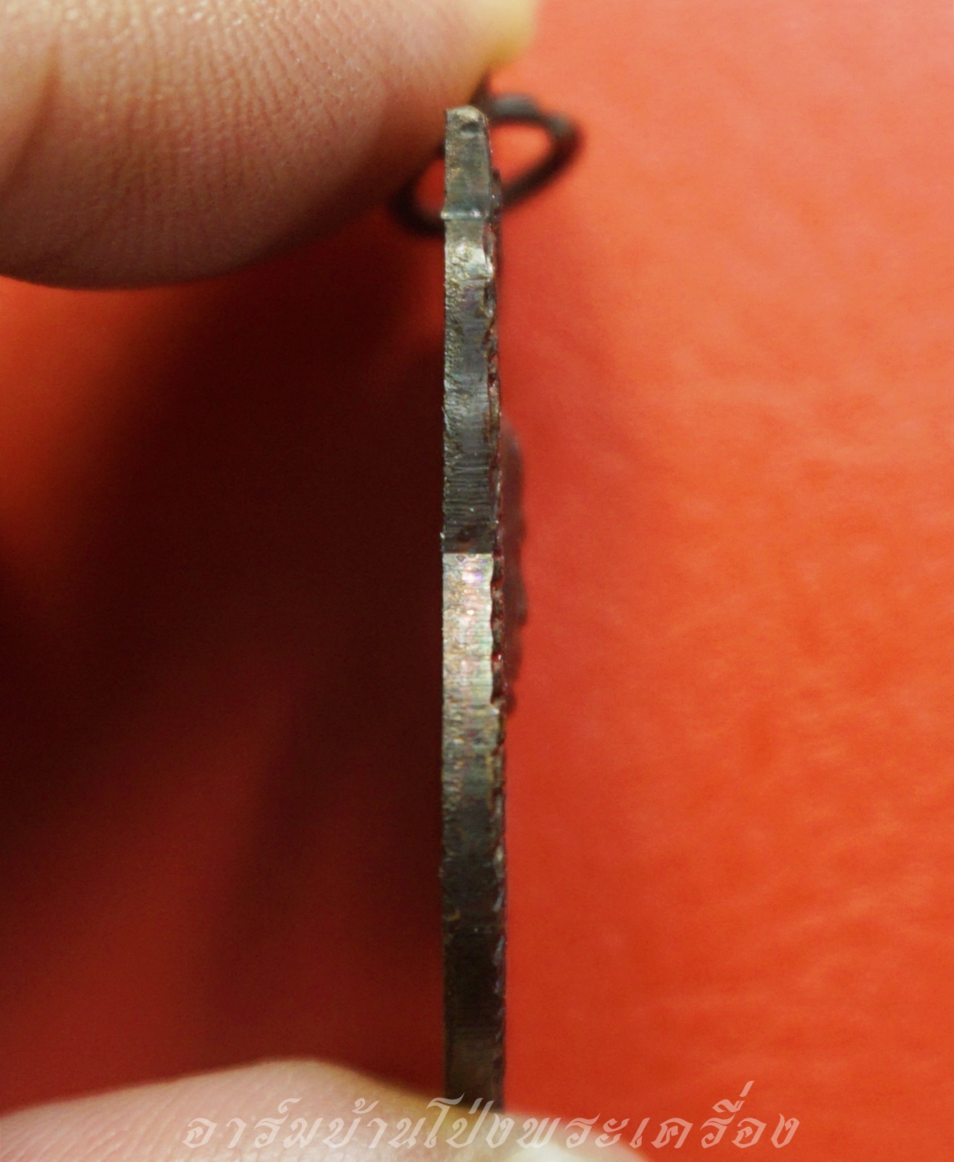 หลวงพ่อทองใบ(พระครูธรรมรัต) วัดศรีวิสารวาจา จ.นครปฐม รุ่น๑ ปี๒๕๒๑ เนื้อทองแดงรมดำ(องค์ที่1)