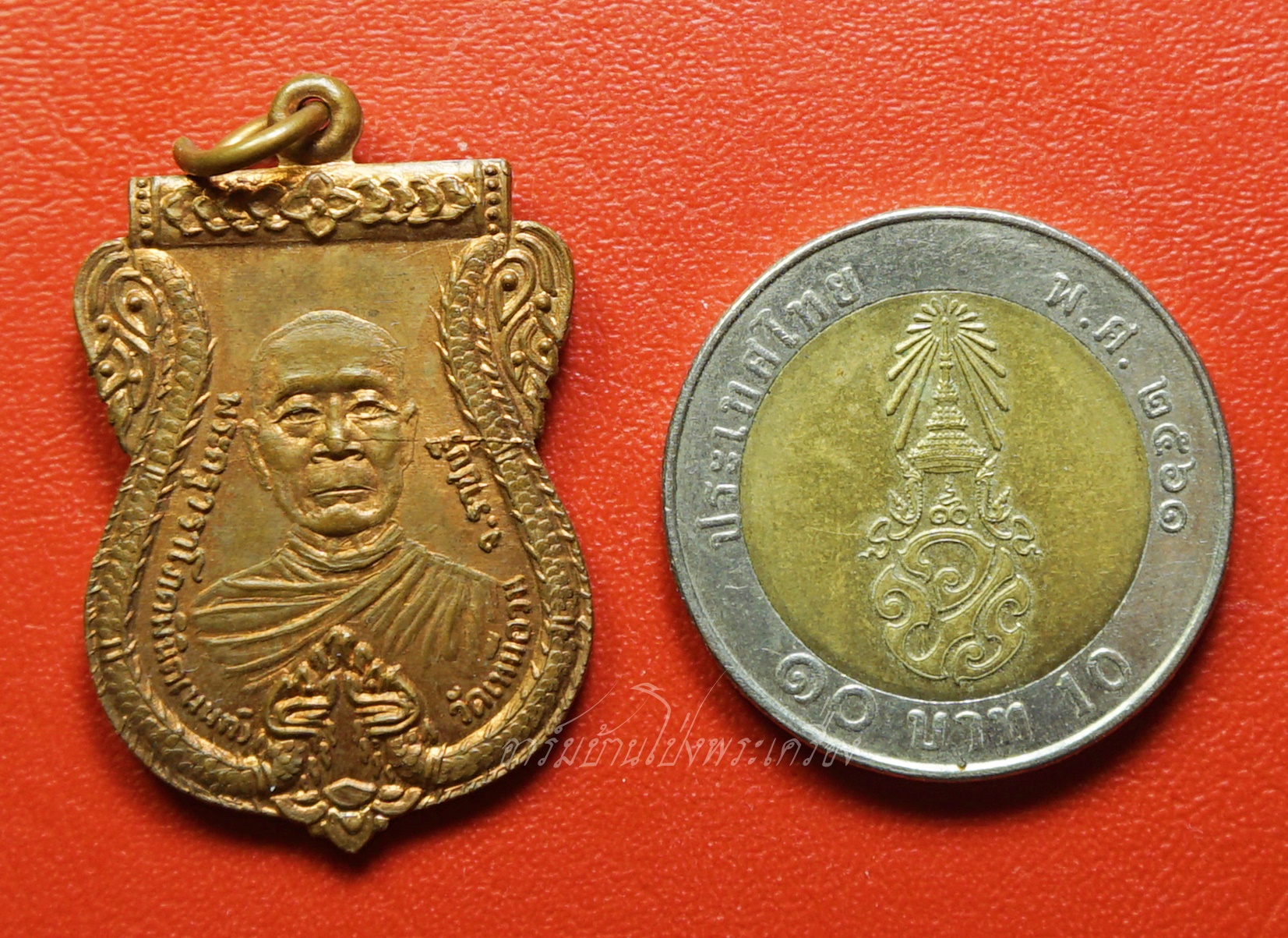 หลวงปู่นนท์ วัดเหนือวน รุ่นสี่ ปี๒๕๓๖ เนื้อทองแดงผิวไฟ(องค์ที่4)