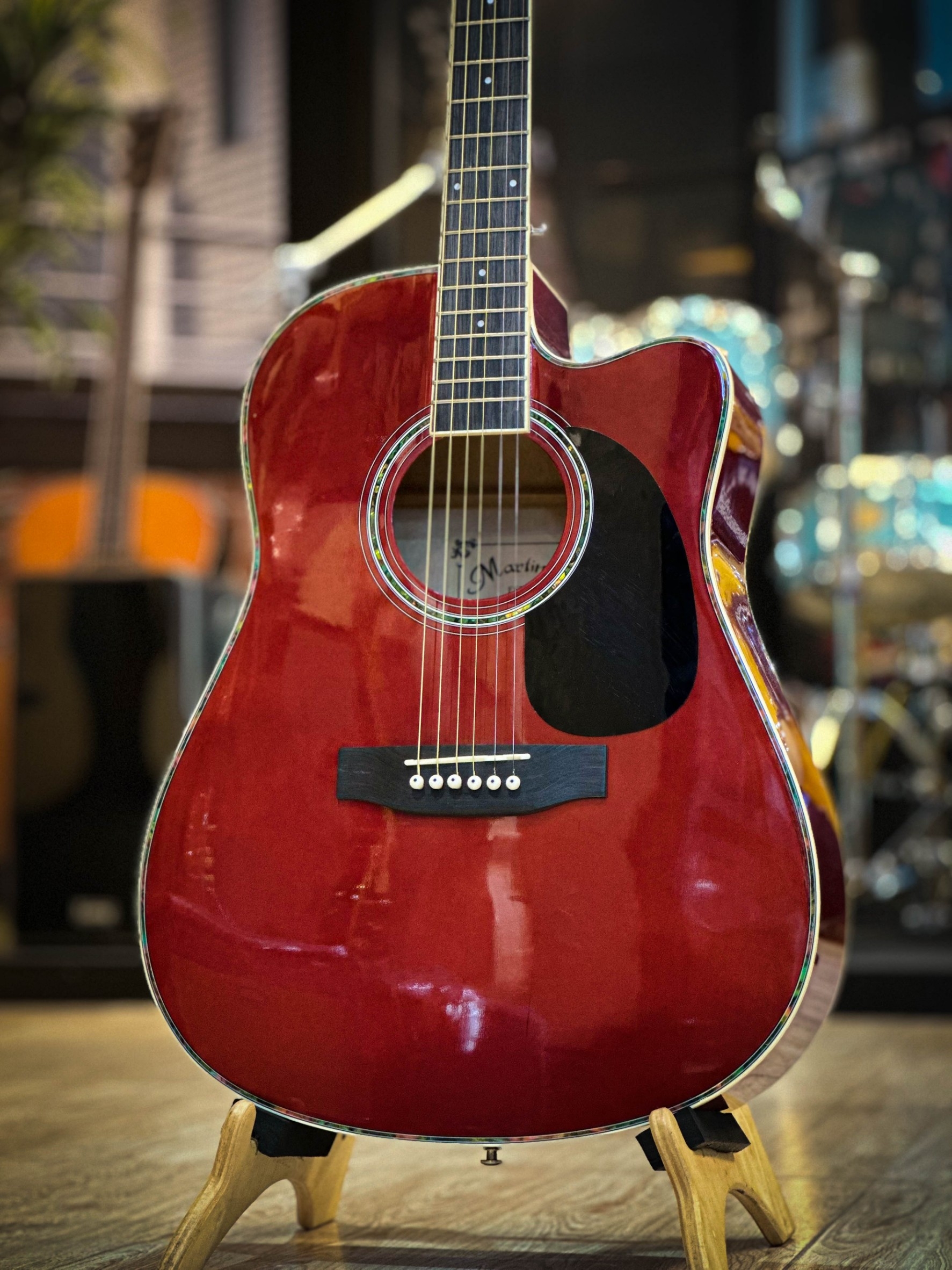 (รุ่นใหม่!🔥) กีตาร์โปร่งไฟฟ้าLC-5 Martin lee MD-410C + ปิ๊กกาดปีกนก 41 นิ้ว ของแถมสุดคุ้ม *รับประกันสินค้า* สำเนา สำเนา สำเนา