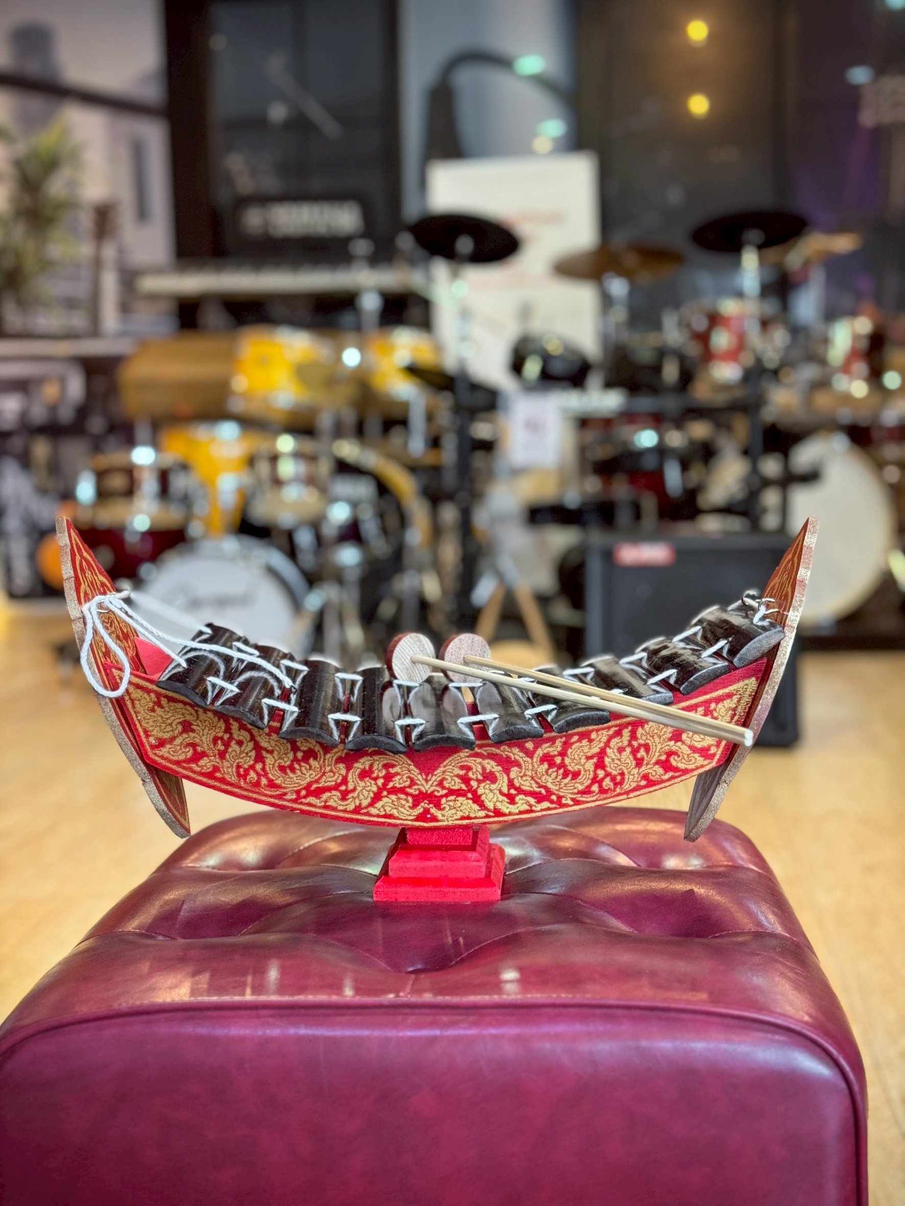 ระนาดเอก สำหรับเด็ก ลูกระนาด 10 ราง ทำจากไม้จริง ระนาด พร้อมไม้ตี ระนาด ระนาดสำหรับเด็ก เลือกสีได้ ใช้งานได้จริง