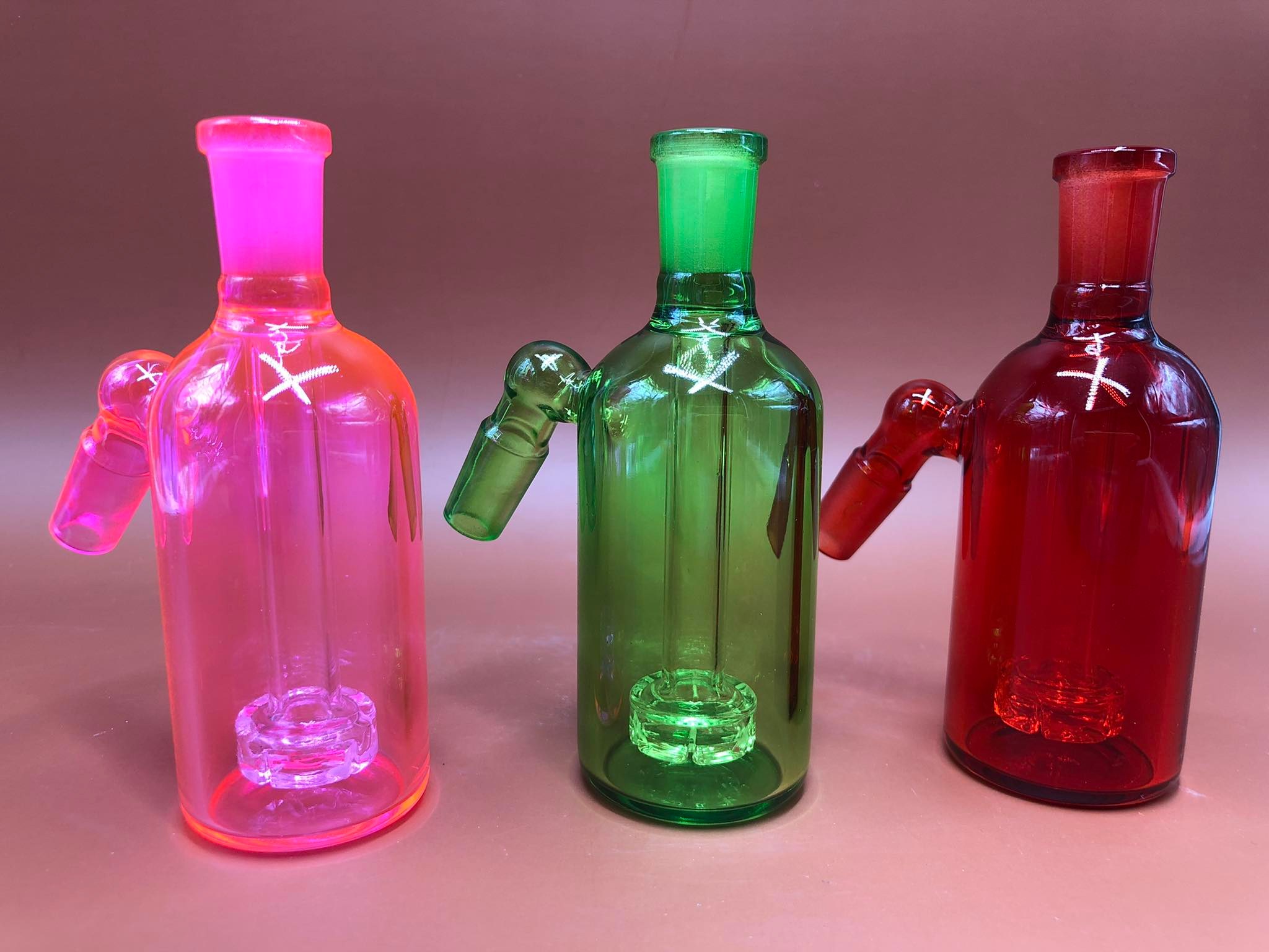 Percolators Colors Full Glass bong (14.5mm.)(45degree)