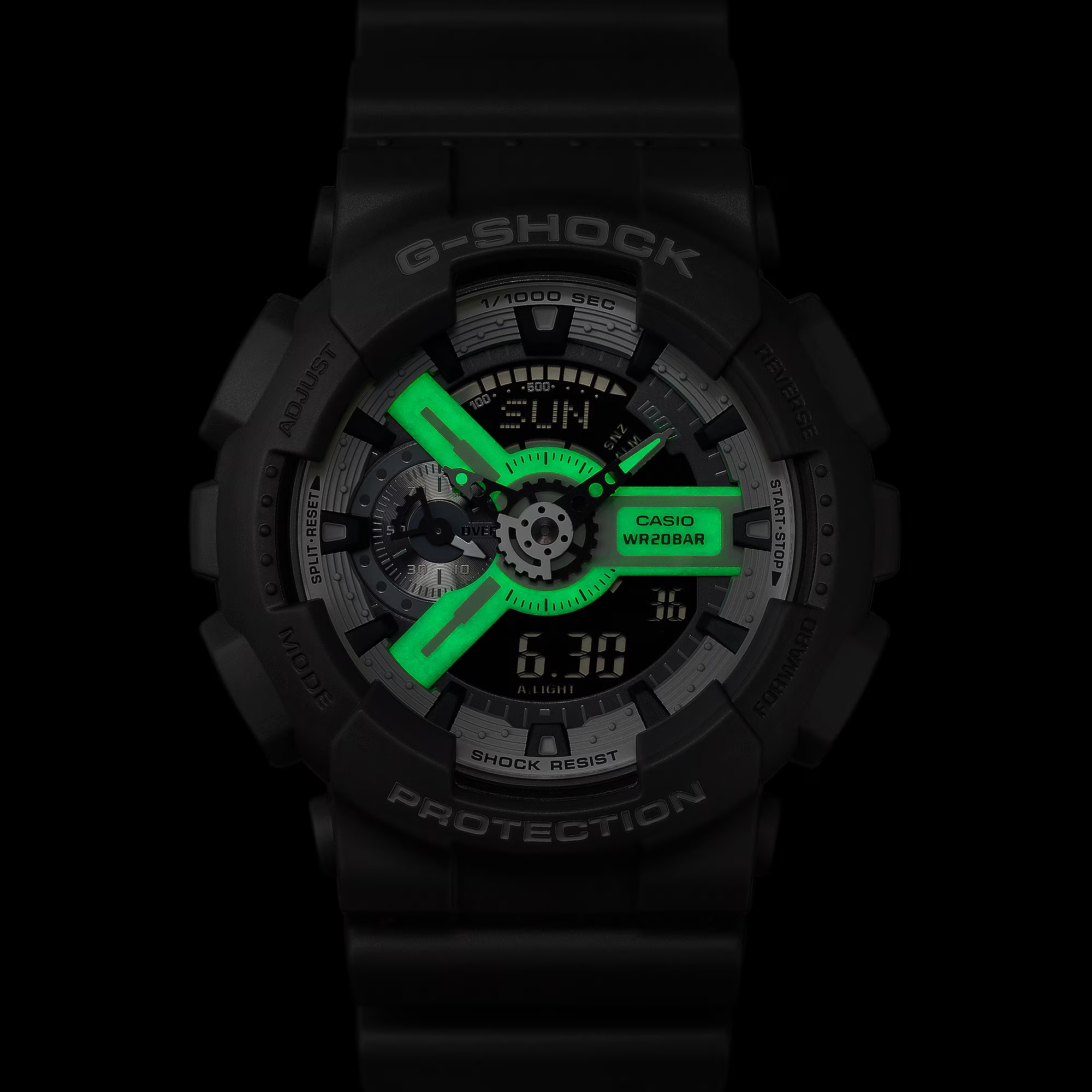 GA-110HD-8A l G-Shock Hidden Glow Series l G-SHOCK