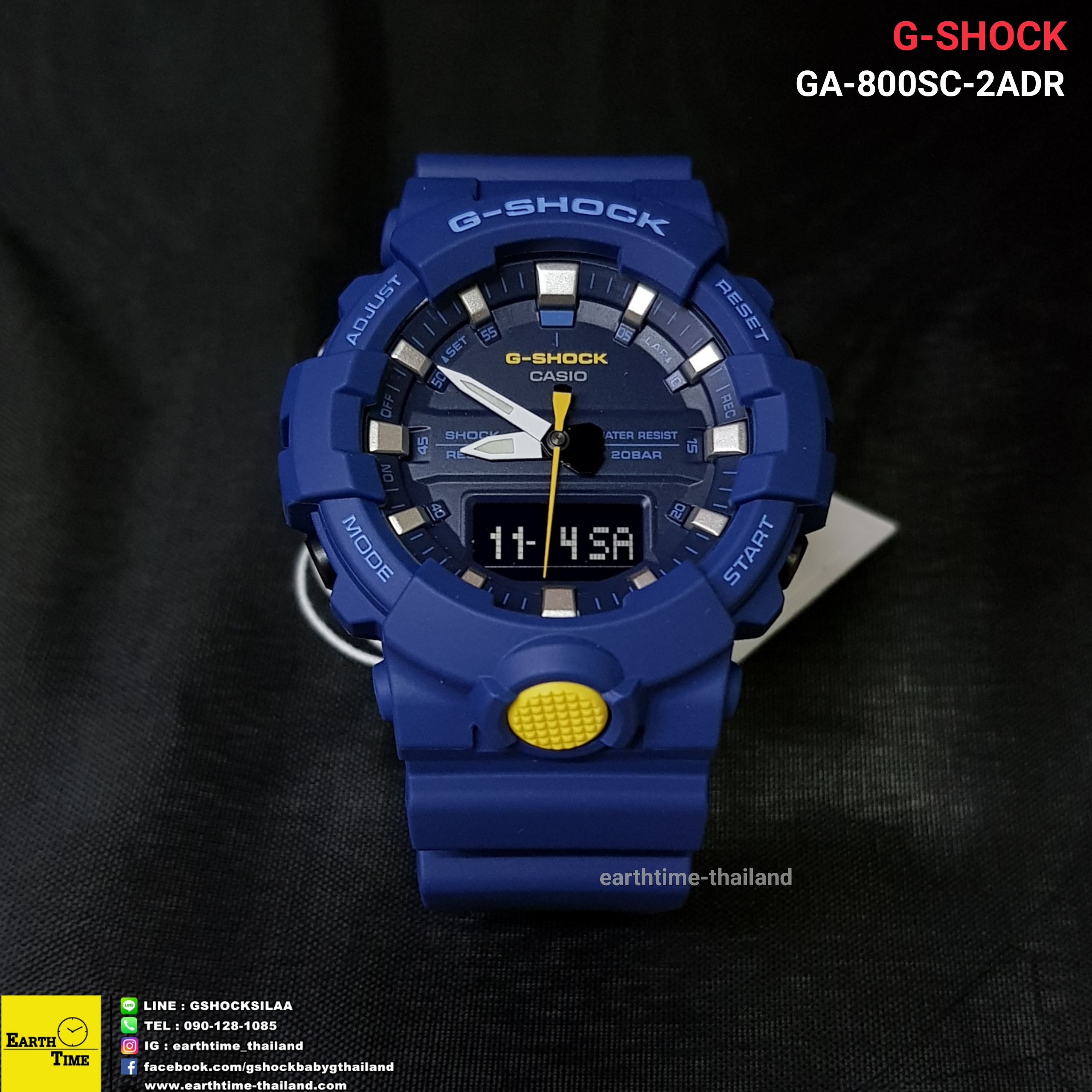 G-Shock GA-800SC Series ของใหม่แท้100% รับประกัน 1 ปี รุ่น GA-800SC-2ADR