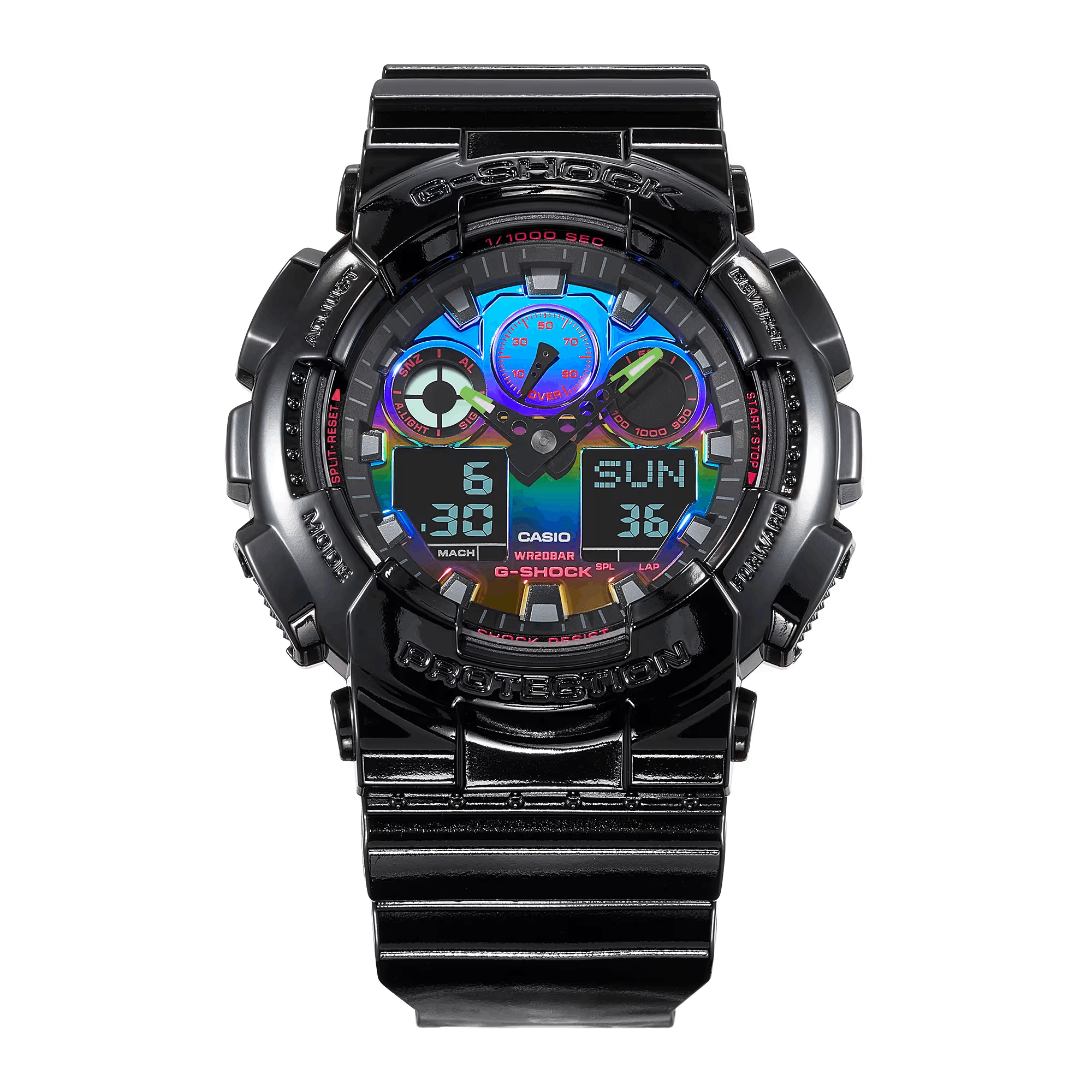 GA-100RGB-1A l Virtual Rainbow Series l G-SHOCK