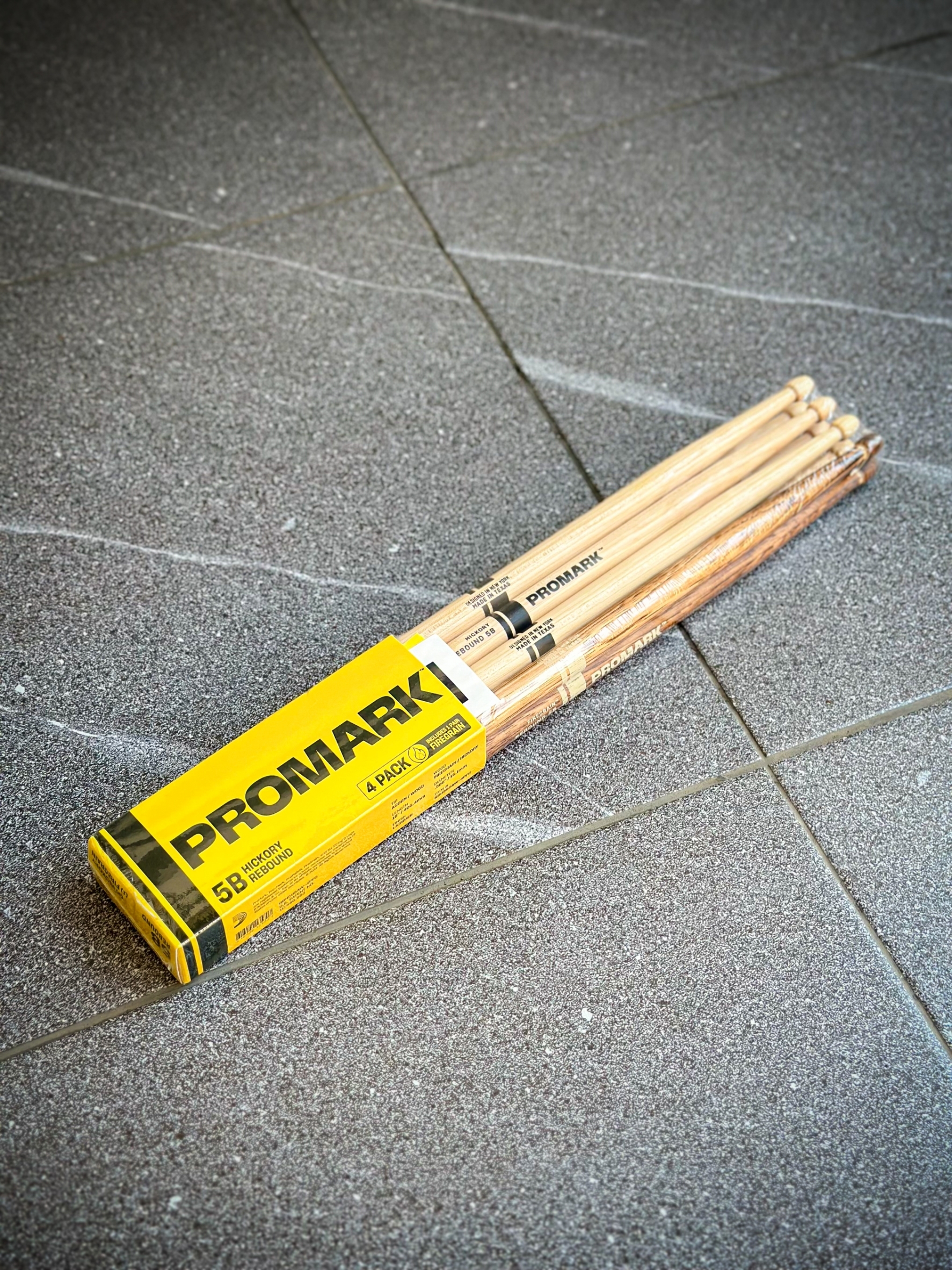 [แพ็คสุดคุ้ม!!🔥] ไม้กลอง Promark REBOUND 5B เลือกรุ่นได้ แบบแพ็ค 4 คู่ ไม้ Hickory น้ำหนักดี จับถนัดมือ - ของแท้ 100%