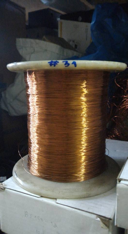 ลวดทองแดงเบอร์31 SWG S.W.G แบ่งขายเป็นเมตร ลวดทองแดงอาบน้ำยาเบอรฺ์31 AWG ลวดทองแดงแบ่งขายเป็นเมตร