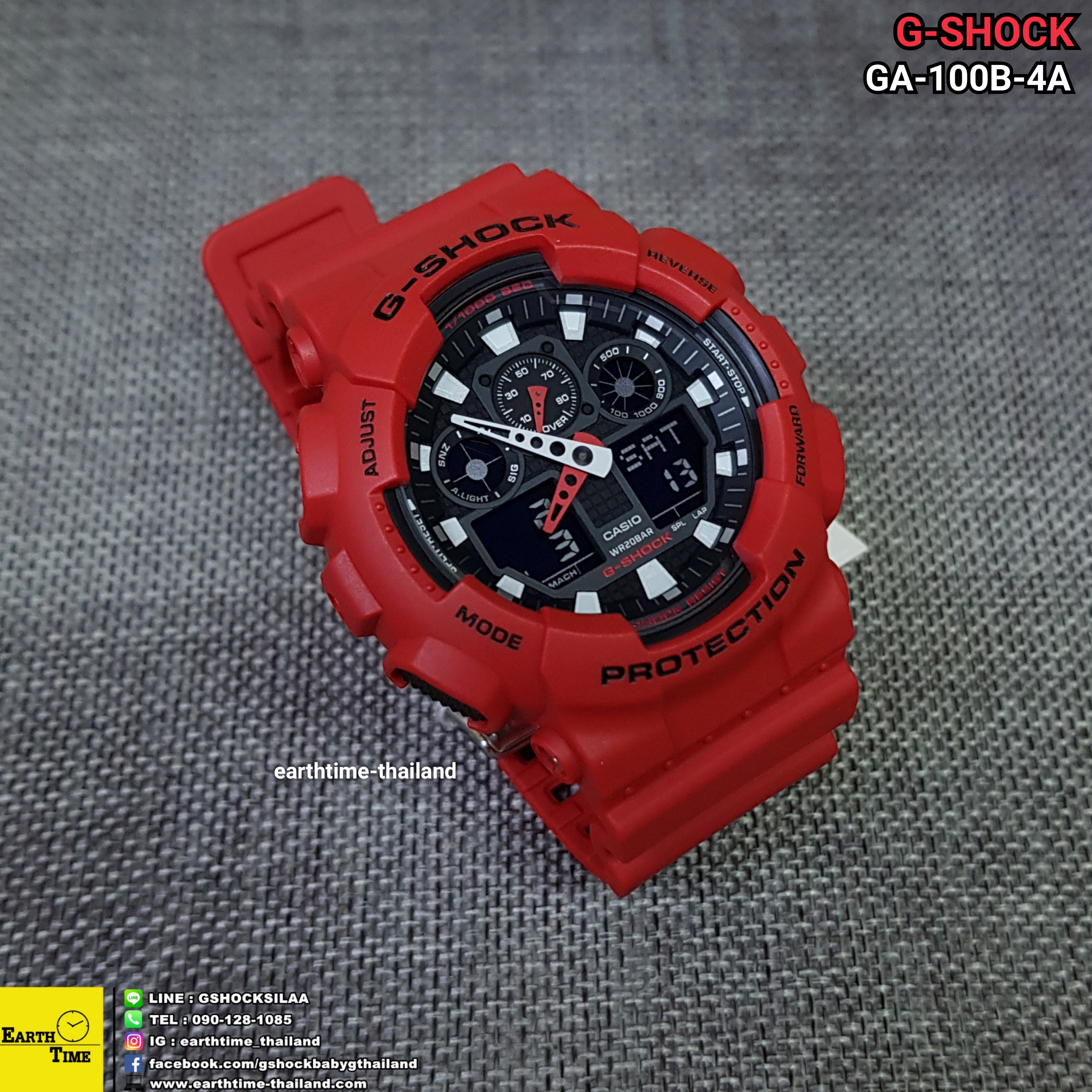 G-Shock ของใหม่แท้100% รับประกัน 1 ปี GA-100B-4ADR